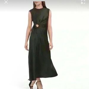 House of Harlow 1960 side cut iris flower dress.